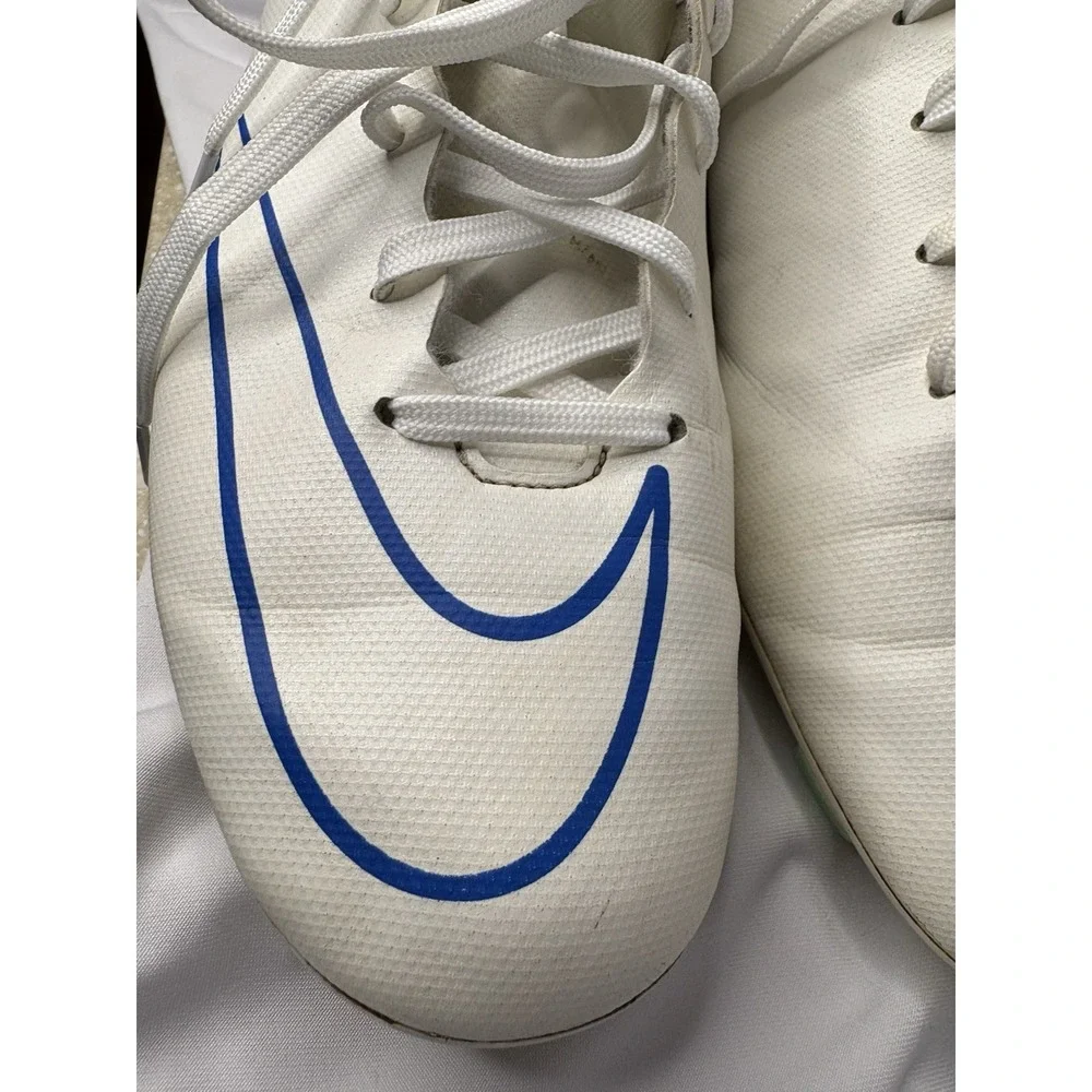 Nike Mercurial Victory IV FG 2013 White Racer Blue Electric green 555613-103 Soc